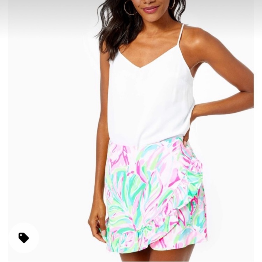 Lilly Pulitzer Faye Skort in Croc My World
